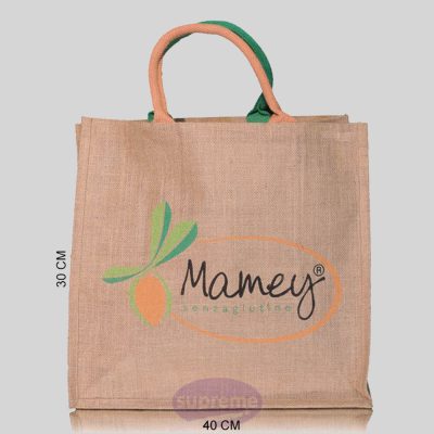 logo printed jute bags uk