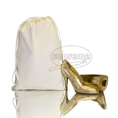 white cotton drawstring bags with special handle