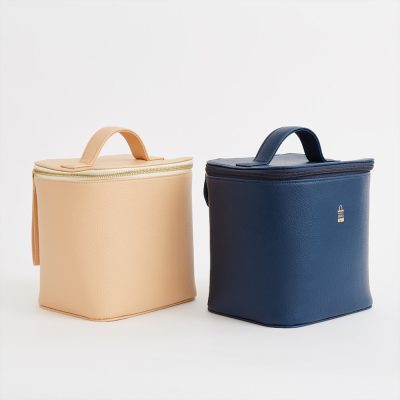 luxurious vegan leather vanity cases for wholesale